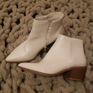 White Ankle Booties